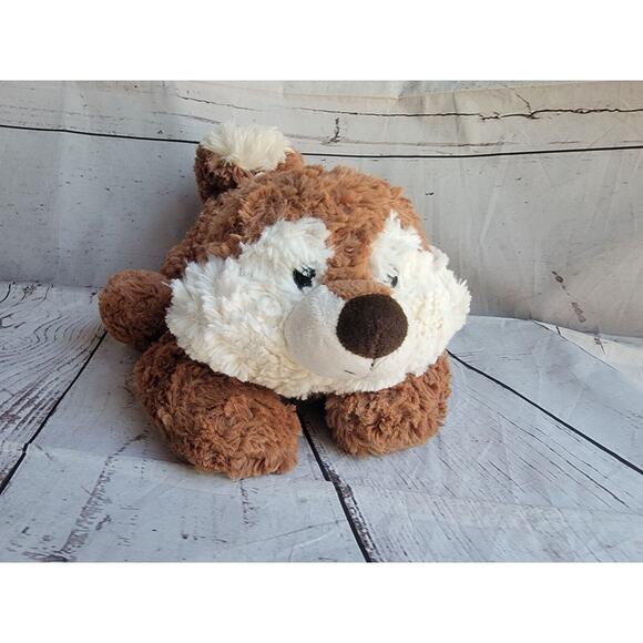 Aurora white and Brown 12 Inch Chipmunk Plush Stuffed Animal Tushies Animals - Picture 1 of 7